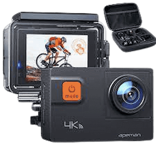 Campark X20C Action Camera Native 4K Ultra HD 20MP with EIS Stablization  Touch Screen Remote Control（Only available in the US and Canada）