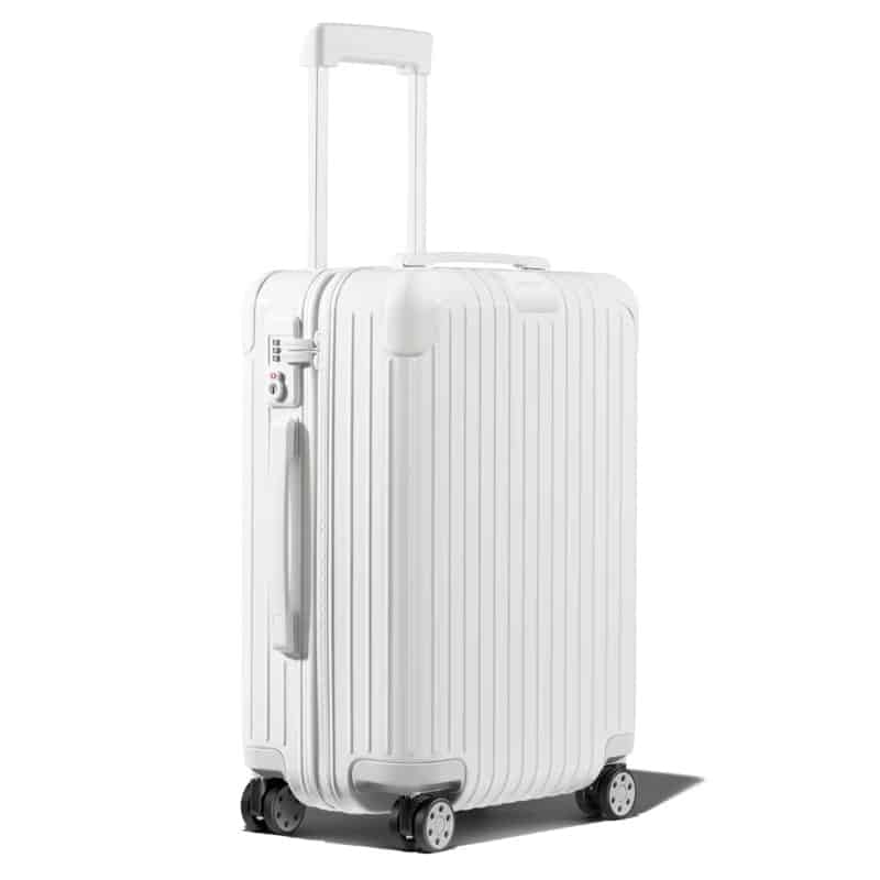 White luggage best sale